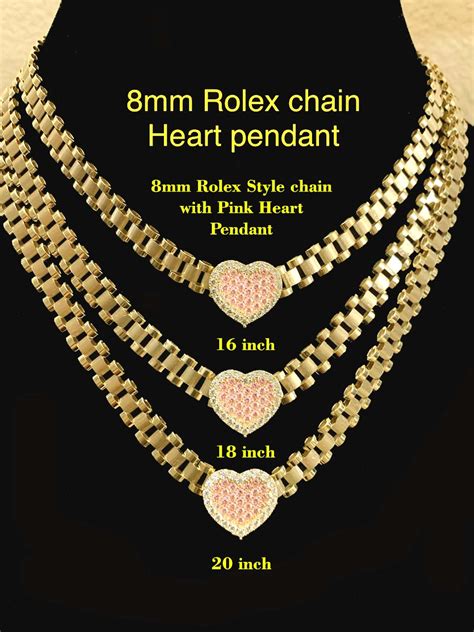 rolex link gold chain 10k|10k gold diamond chain.